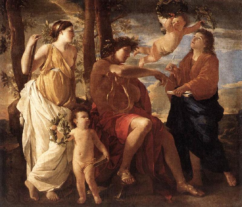 Nicolas Poussin Inspiration of the Poet Spain oil painting art